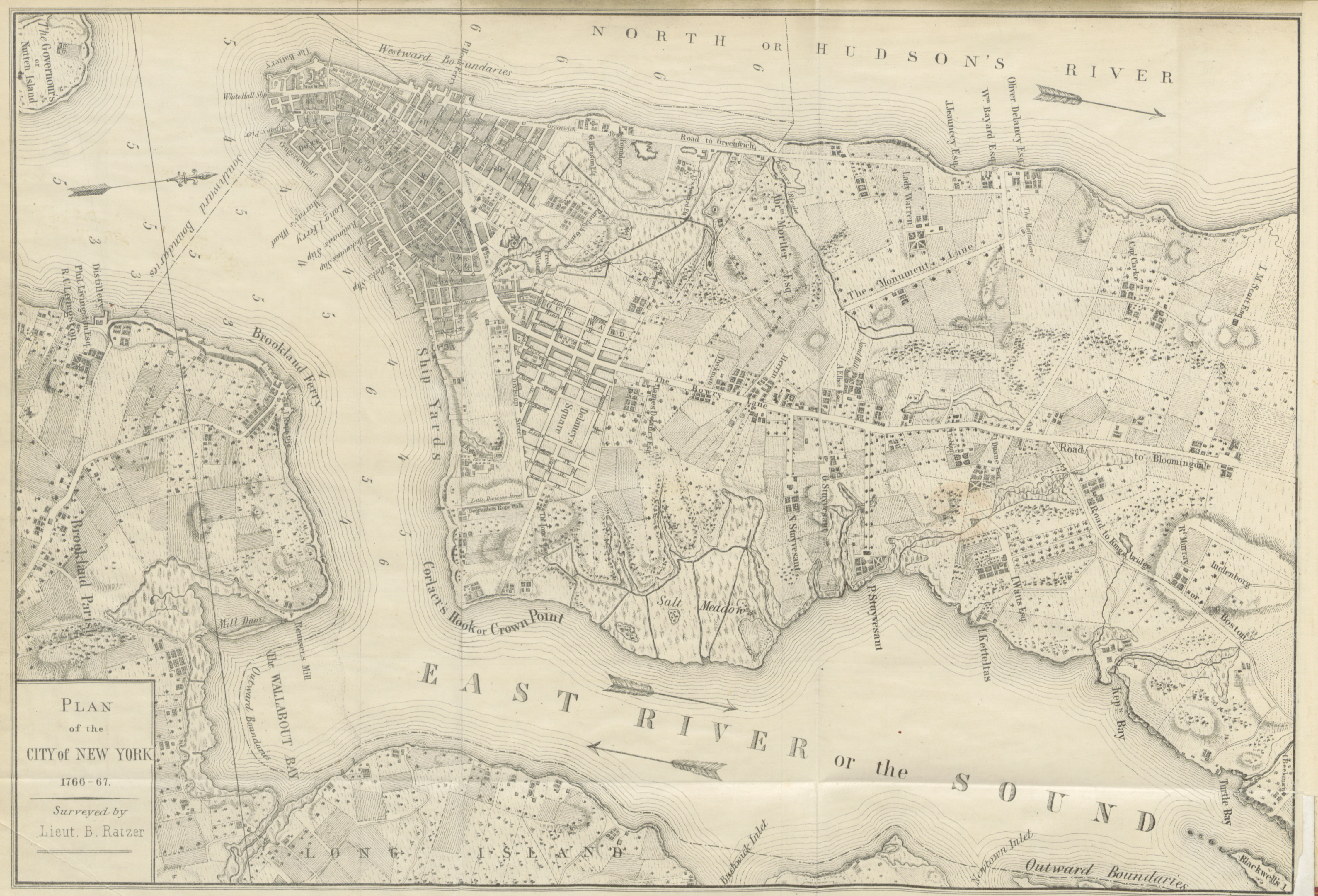 plan-of-the-city-of-new-york-1766-77-from-new-york-city-during-the-american-revolution-1861--british-library-board